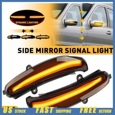 Left&Right Door Mirror Turn Signal LED Light For Benz C W203 T-Modell S203 00-07