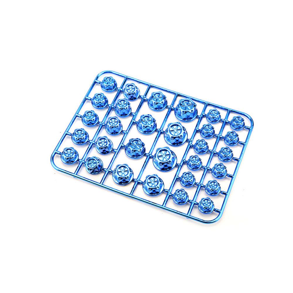 

1 комплект мотоциклетных винтовых крышек, головок, корпусов, декоративных гаек для двигателя, болтов, универсальных украшений для автомобилей, мотоциклов, велосипедов синий