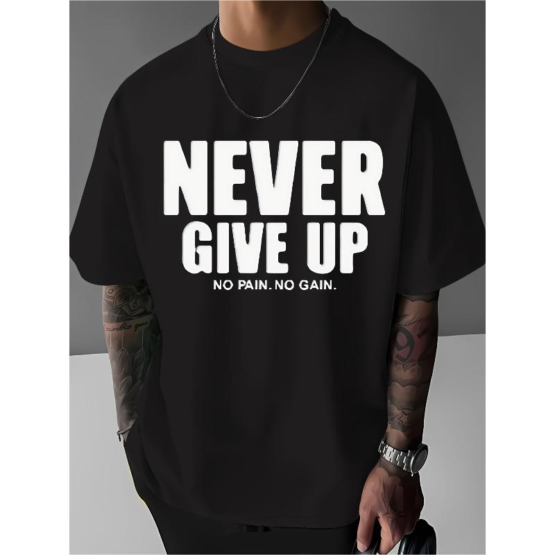 European Size Men's Summer Short Sleeve Printed T-Shirt