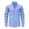 Men's Dress Shirt Regular Fit Pinpoint Stripe