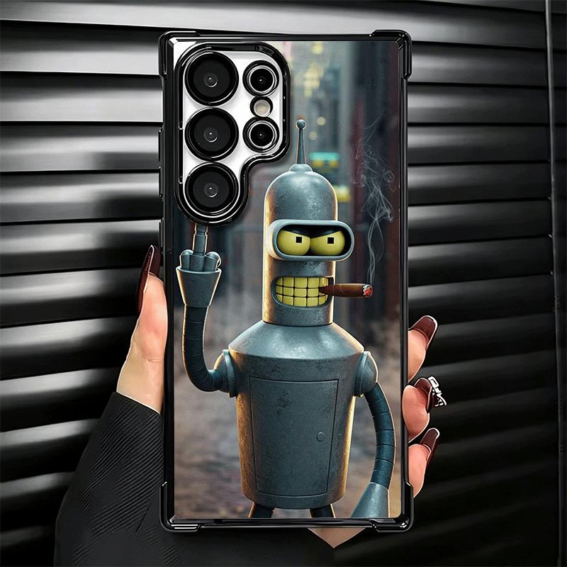 Cartoon Funny F-Futuramas Soft Phone Case For Samsung Galaxy S26 Ultra S25 Edge S24 FE S23 Plus S22 S21 + S20 Plating Anti-Fall
