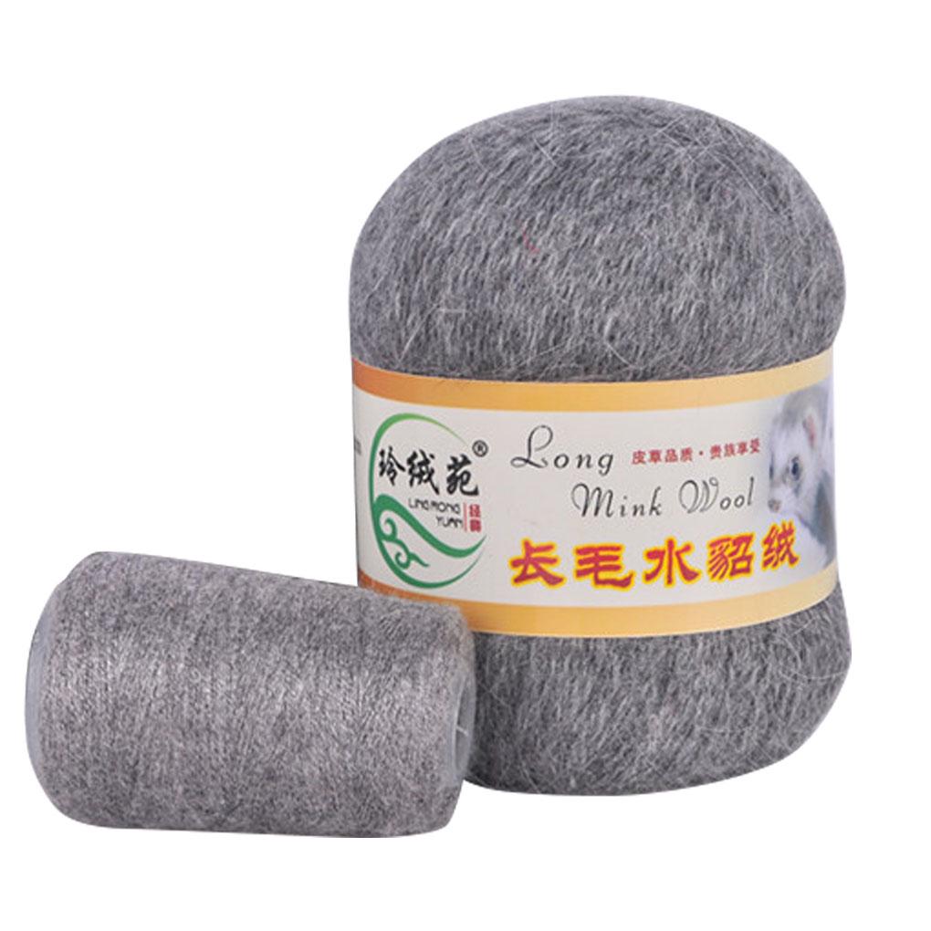 

2 упаковки/лот Вязание крючком Собственные аксессуары из мягкой и прочной пряжи Расслабляющее и терапевтическое хобби синий серый