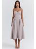2024 French Retro Long Slip Dress - Court Style Dopamine Outfit