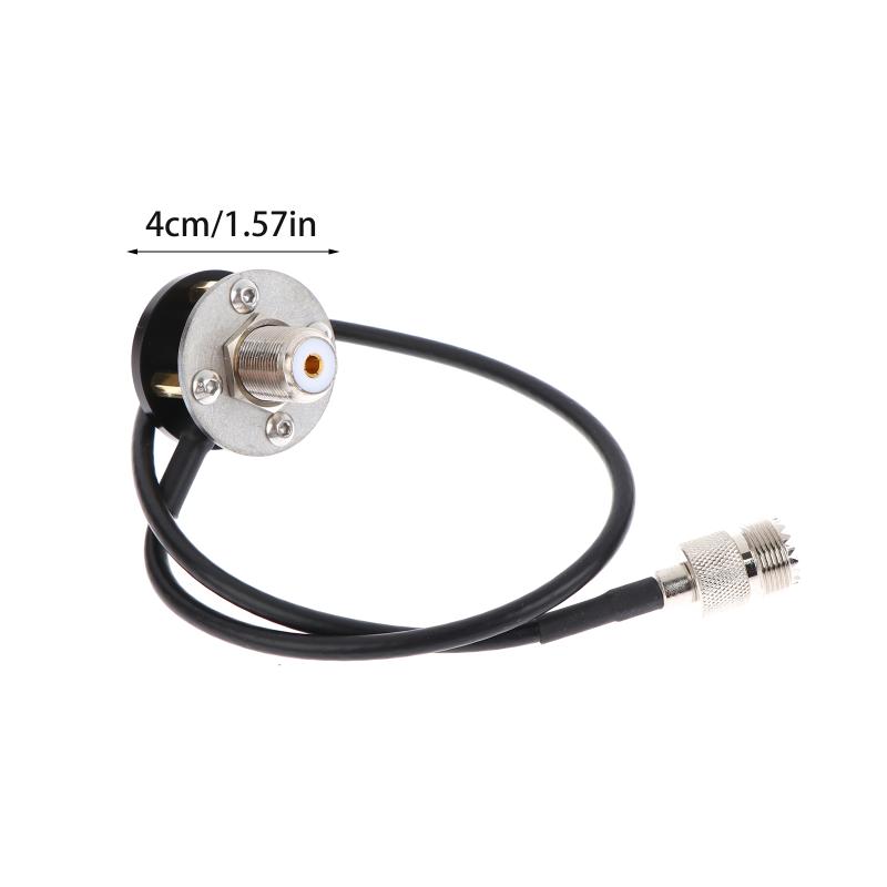 Measurement Analysis Components, 1/4-Inch Threaded Antenna Mount Bracket, Portable with M-Pipe Base, for UV/Shortwave