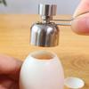 Effective Stainless Steel Eggshell Cracker Tool Opens Eggs Cleanly Without Shattering Shells for Baking Cooking Kitchen Helper