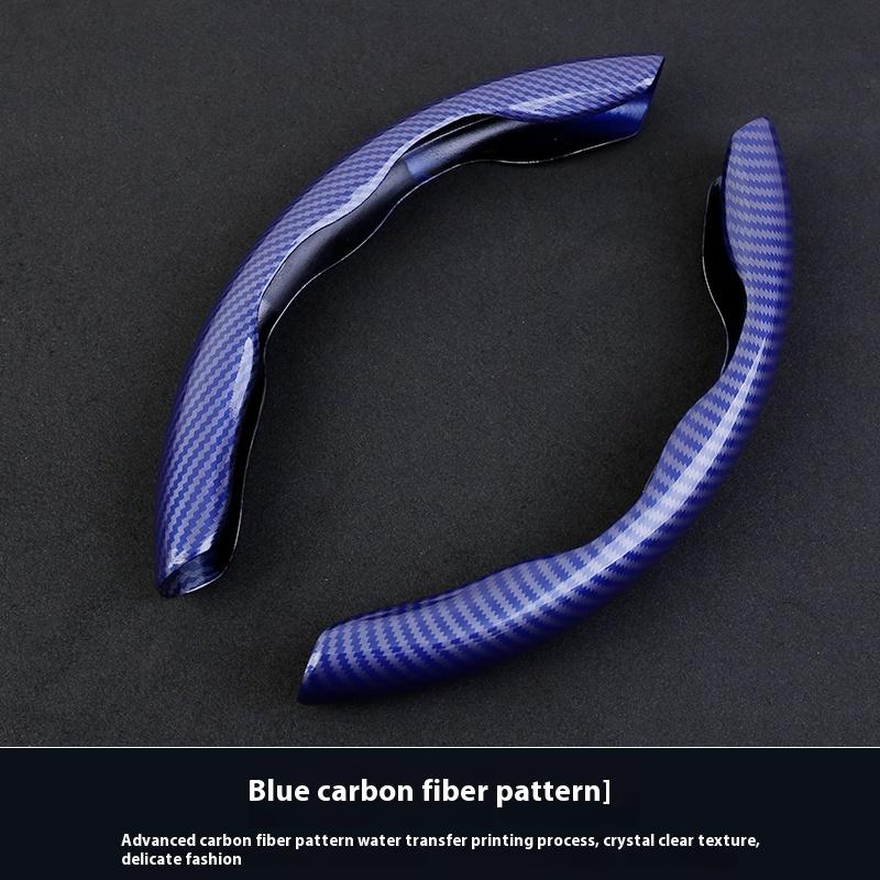 

2026 Hot For VOLKSWAGEN VW Car Carbon Fiber Steering Wheel Cover Nonslip For Volkswagen R Touareg Tiguan Magotan GTI Golf Passat