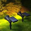 Unique Design 18 Led Spot Light Waterproof Garden Led Solar Stake Spotlight For Pathway Landscape Lawn Outdoor Decor