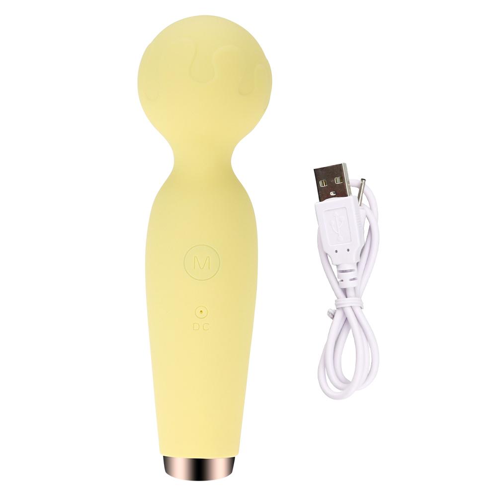 Clitoris Vibrator USB Sex Toy For Women 10 Speeds Magic Wand Massage AV Stick G-spot Vagina Massager Gentle Vibrators Cute