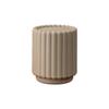 Durable Press Open Lid Desktop Trash Can Sunflower Shape Large Opening Garbage Bin Non-slip Plastic Waste Bin Home
