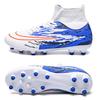 Flying Woven Broken Nail Football Shoes Men's and Women's Spiked Shoes Student 2025 Training Broken High Top Football Shoes New Long Shoes