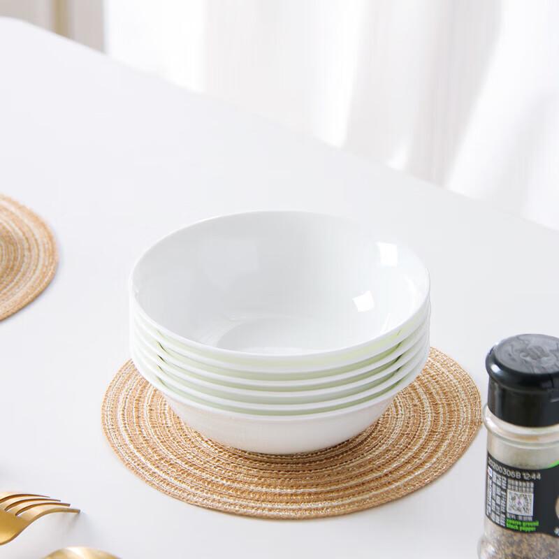 Pure White Bone China Douli Bowls