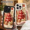 Phone Case: 2D Flat Design, Suitable for iPhone 18, 17, 16, 15, 14, 13 Pro Protective Cases, Christmas Mini Scenes, a Perfect Holiday Gift for Christm