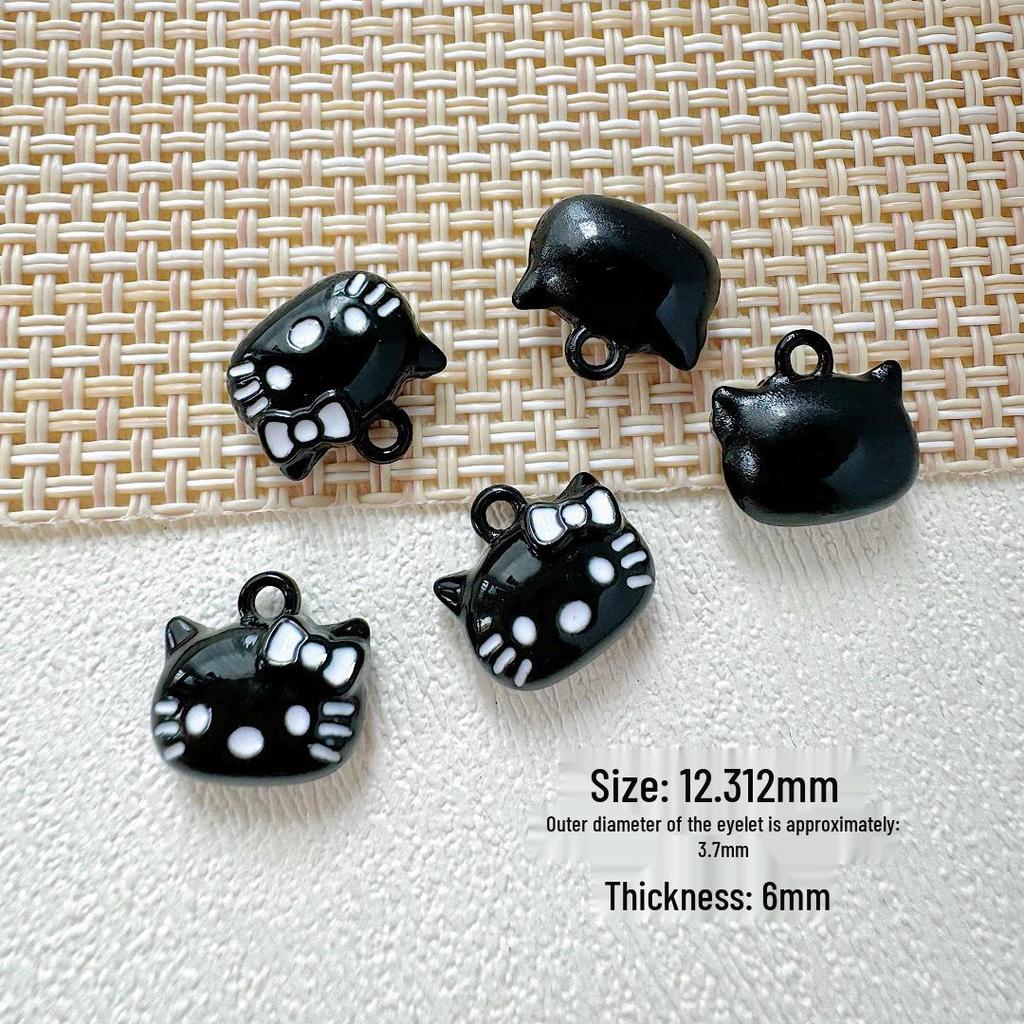 Hello Kitty Cat Alloy Pendant & Accessory Set