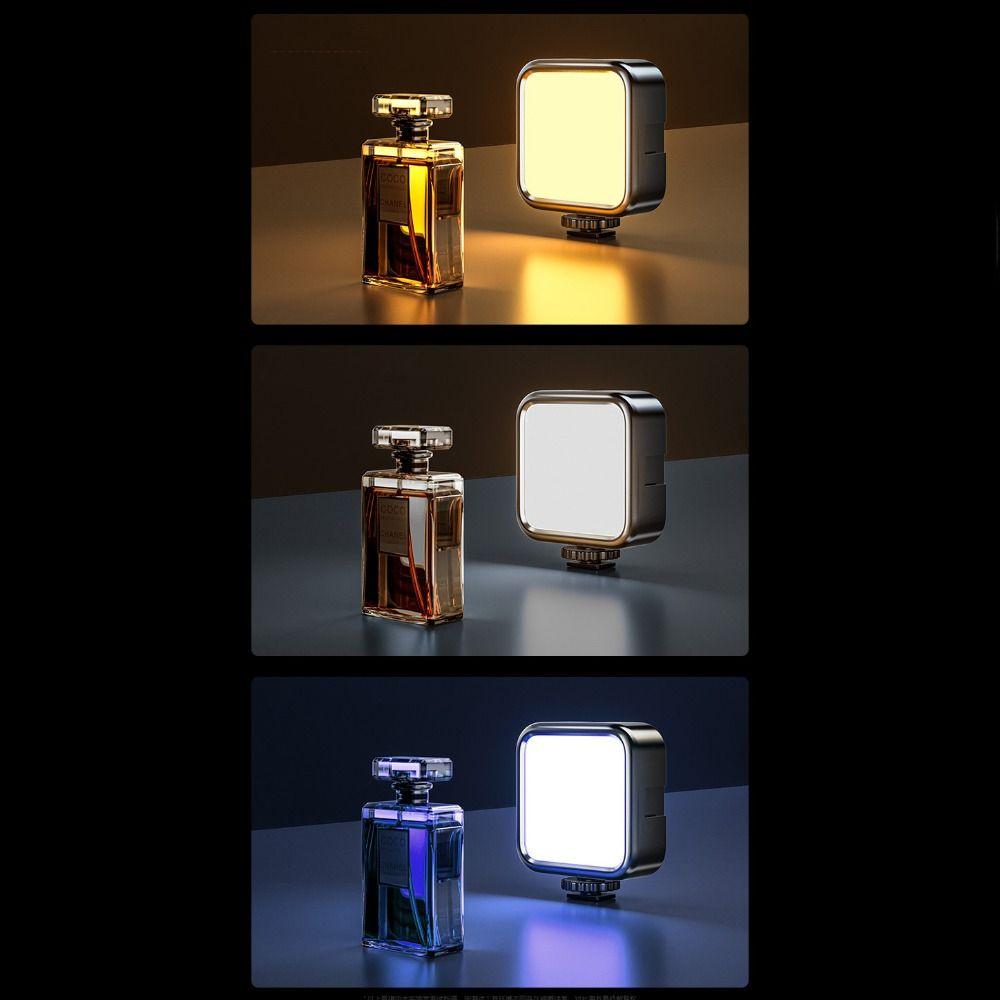 RGB Three-color LED Video Light Portable Photography Lighting Mini Phone Fill Light  Photography