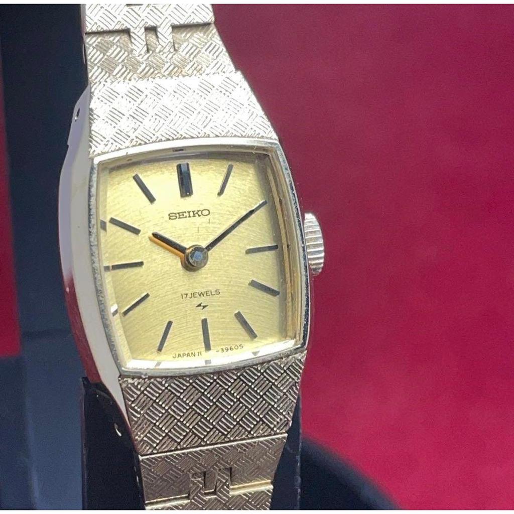 Used [Rare Mint Condition/Deadstock] Old Seiko Bracelet 17 Jewels Hand-Wound