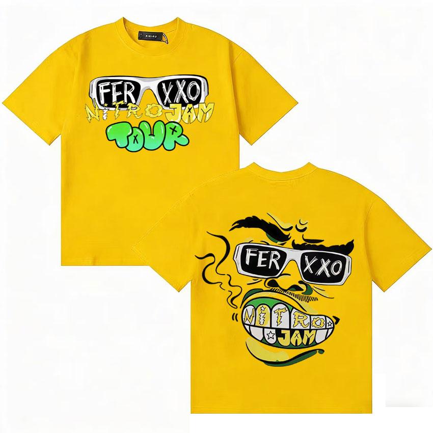 Feid Ferxxocalipsis Album Graphic Tshirt Streetwear Fashion Print Tees Summer Casual Oversized Gothic Clothes Hot Sale Teenagers