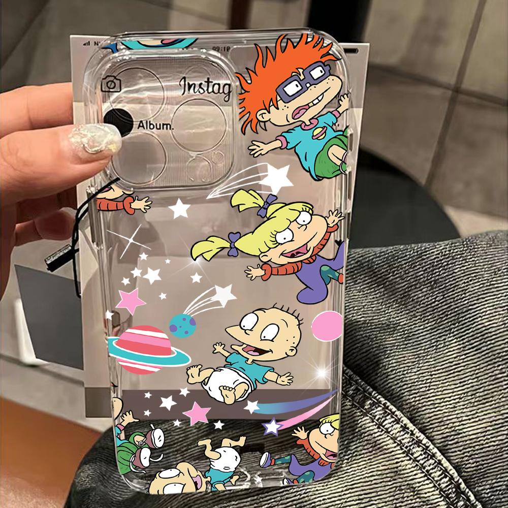 Cartoon R-Rugrats Phone Case For Samsung Galaxy A16 A07 A17 A36 A26 A56 A55 A35 A25 A15 A05s A54 A24 A14 A06 A05 A13 A53 4G 5G