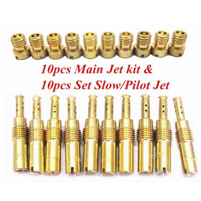 Getto Massimo Carburatore Parte 150cc 125cc 20Pz/Set Kit + Getto Minimo Nuovo