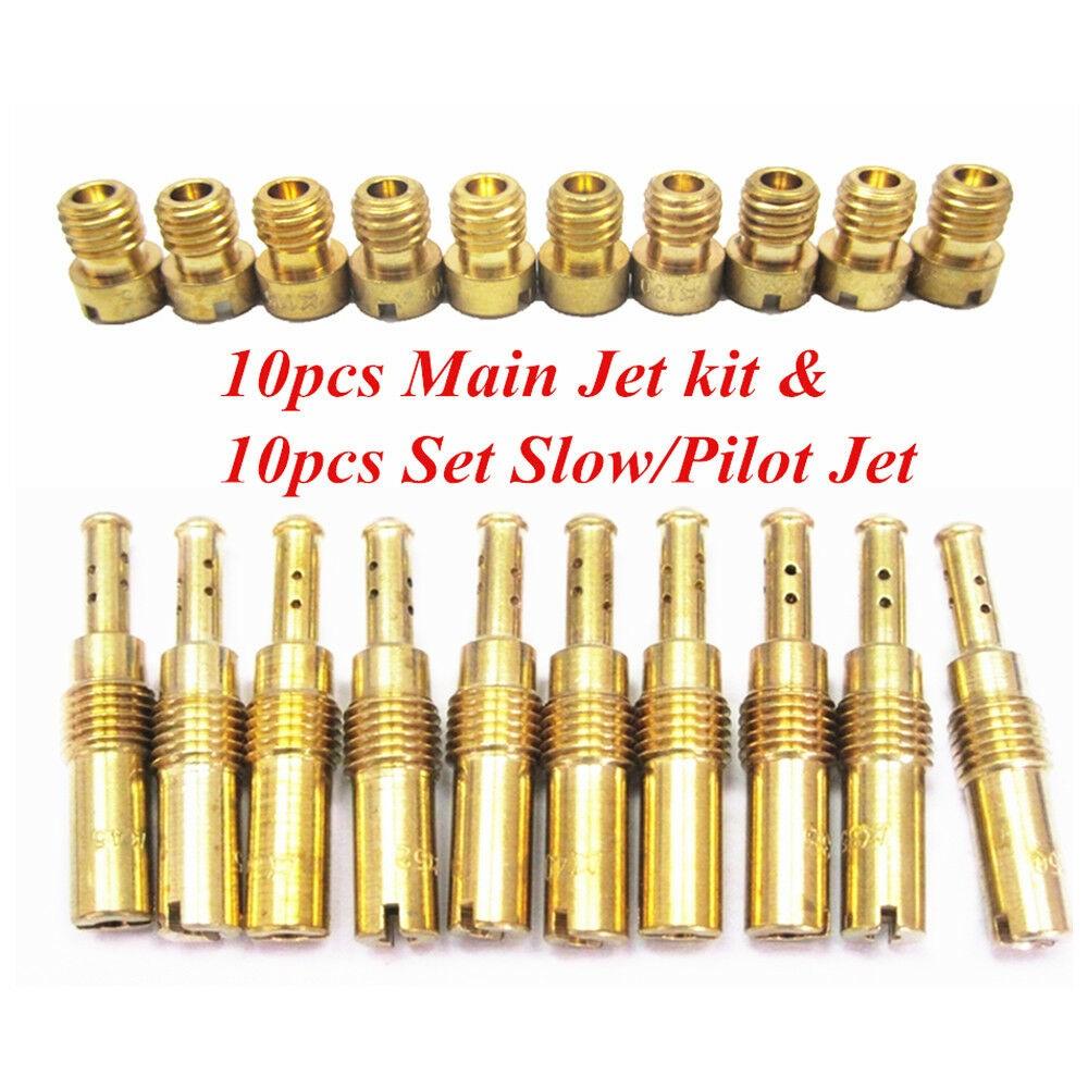 Carburetor Main Jet Part 150cc 125cc 20Pcs/Set Kit + Slow/Pilot Jet New