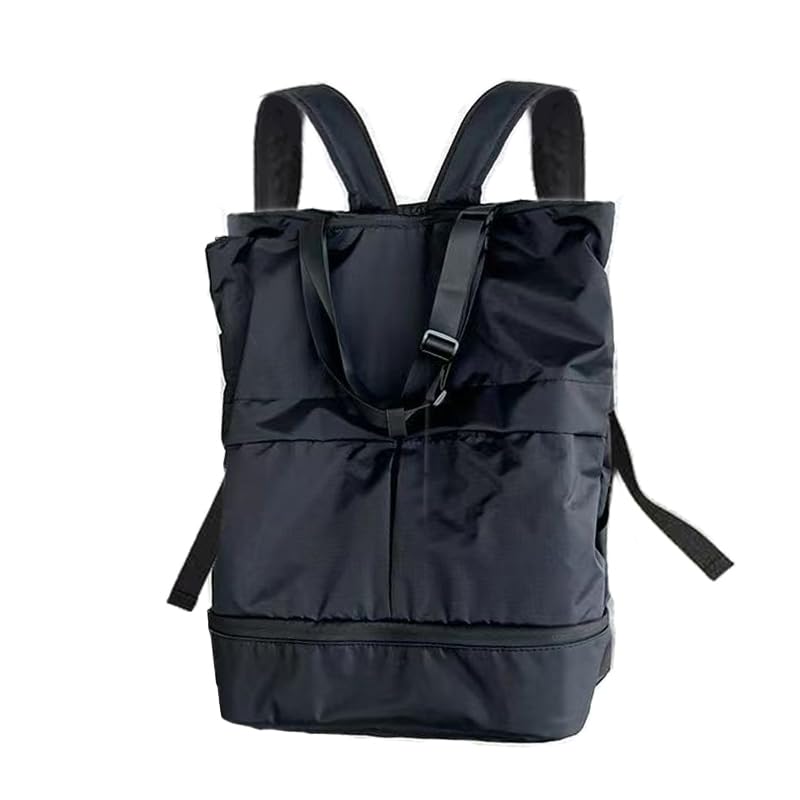 

HOLARFAN Tote Bag, Multifunctional, Large Capacity, Backpack, Eco Bag, A4 Size, Women s and Men s, Lightweight, Water-Repellent, Perfect for School