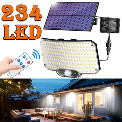Solarleuchte Außen Super Hell Bewegungssensor Solar Starke Leistung LED Garten Wandleuchte IP65 Wasserdicht 3 Arbeitsmodi