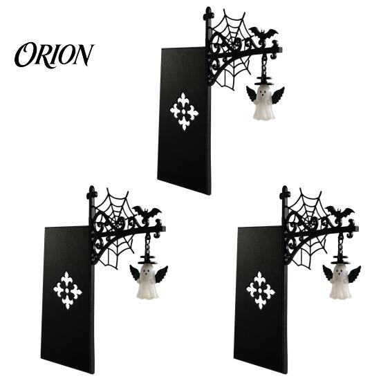 Creative Reading Corner Gift Halloween Library Lantern, Gothic Decorative Bookshelf Lamp, Vintage LED Style Accent Book Nook Light for Bookworms, Home