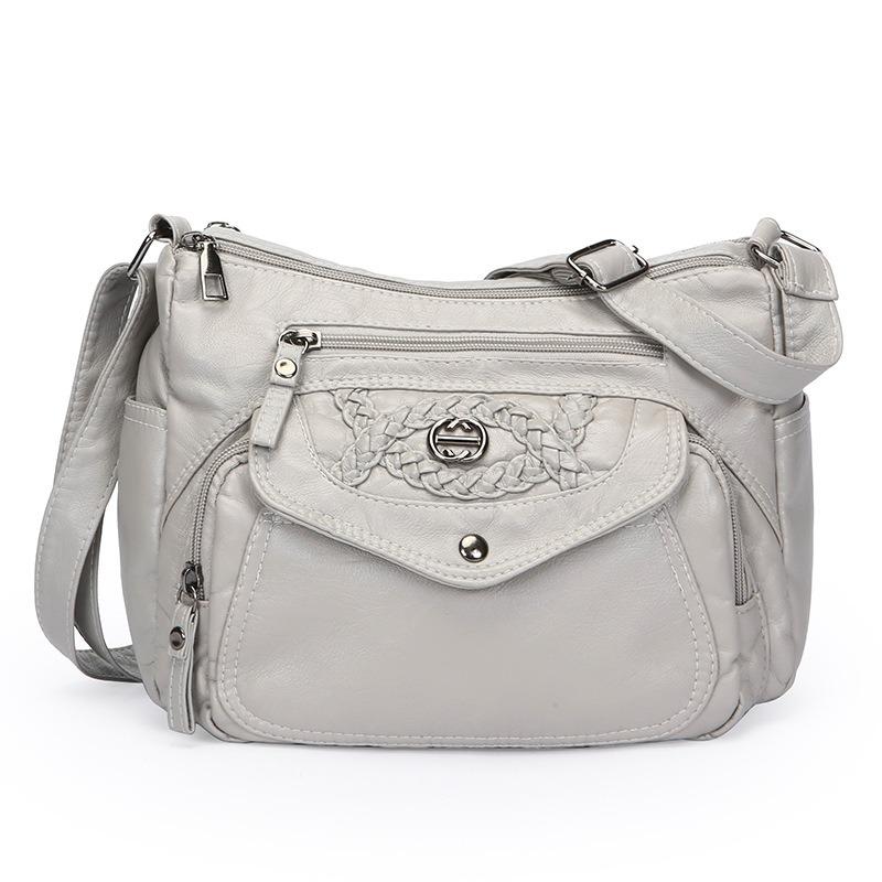 Multi Layer Minimalist Single Shoulder Diagonal Bag