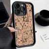 For Samsung Galaxy A15 A16 A35 A55 A14 A34 A54 A33 A52 S25 S24 Ultra S23 S22 Plus S21 FE Case Western Graffiti Brown Soft Cover