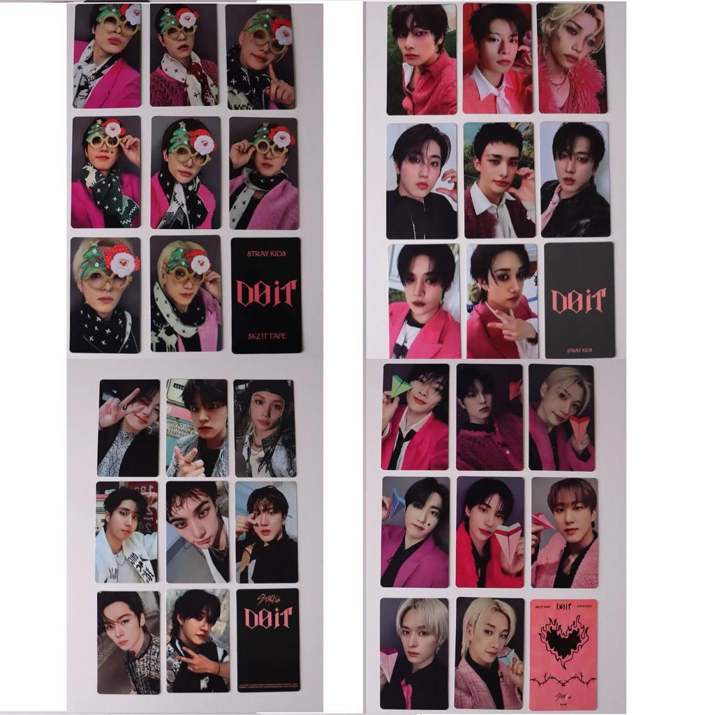 8Pcs New Stray Kids Doit Small Card Skzoo Huang Xuanchen Fang Can Han Flash Kart Classic Card Peripheral Lomo Card