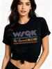 2026 WSQK The Squawk 94.5 FM T-shirt Imprimé ST5 Inspiré de la Série TV Dustin Henderson WSQK Même Chemise Style Rétro Années 80 Nostalgie Hauts