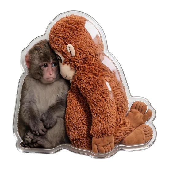 

1/5Pcs Monkey Refrigerator Magnets 2D Acrylic Monkey Plushie Fridge Magnet Home Kitchen Cabinet Locker Whiteboard A