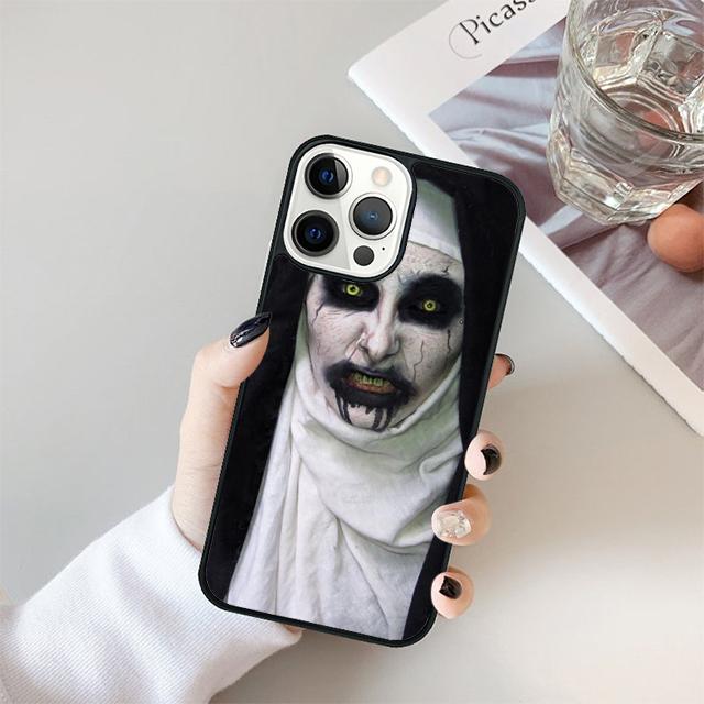 Horror Nunn Scary Phone Case Cover For iPhone 17 Air 15 16 14 13 12 Pro Max 11 Pro Max Plus Coque Shell