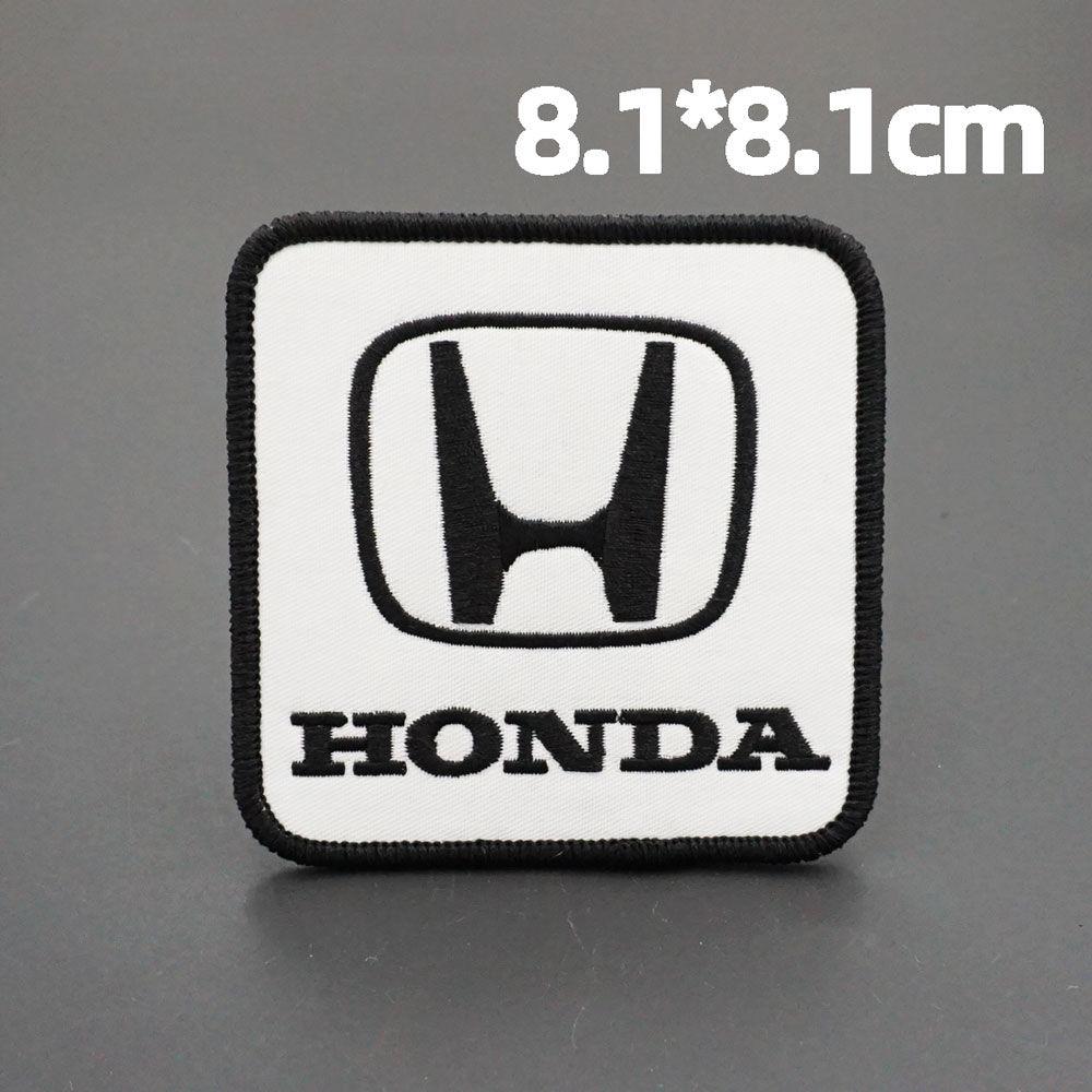 For Honda Crv CB400 CB650F CBF CBR250RR CRF SH300 NC750 Motorcycle Logo Embroidered Cloth Stickers Clothing Hole Patch Decal