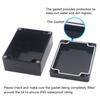 Junction Box, Zulkit Project Box IP65 Waterproof Outdoor Box ABS Plastic Electrical Boxes Electronic Enclosure Black 4.5 X 3.5 X 2.2 Inch(115 X 90 X