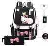 Cute Cartoon Printed Backpack Female Japanese Sweet Small Fresh Primary And Secondary School Student Schoolbag