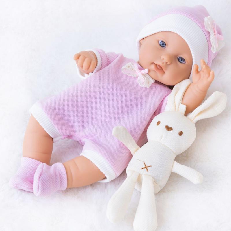 Cm Full Vinyl Simulation Reborn Baby Doll Washable Soothing Infant Comfort Toy