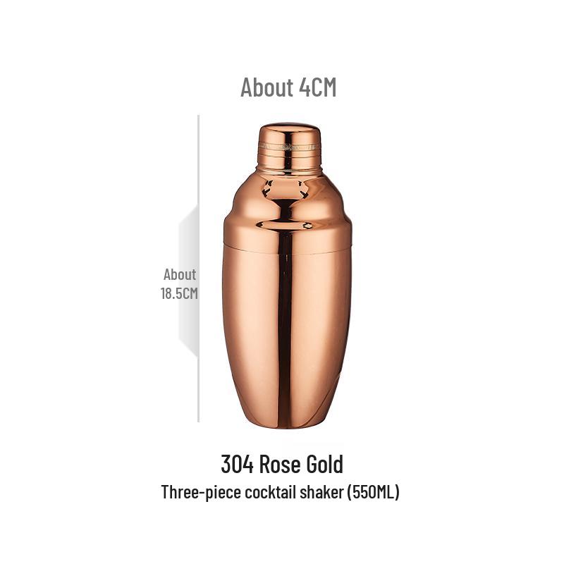 Boston 304 Stainless Steel Cocktail Shaker Set - Bar Tool Kit