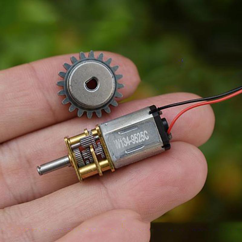 1PC GA12-N20 FF-N20WA-8Z230 Mini 12mm Full Metal Gearbox DC Motor 5V-6V 93-115RPM Slow Speed for DIY Robot Car