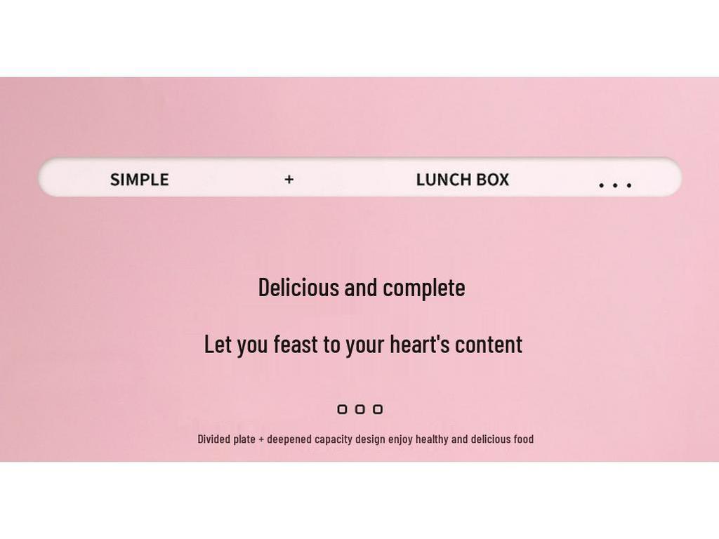 Portable Microwave-Ready Bento Box with Compartments for Students - Fresh-Keeping Salad & Snack Container