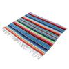 Mexican Table Runner 6.6ft Long 4.9ft Wide Bright Colors Soft Cotton Fringe Cotton Table Runner for Party Decoration