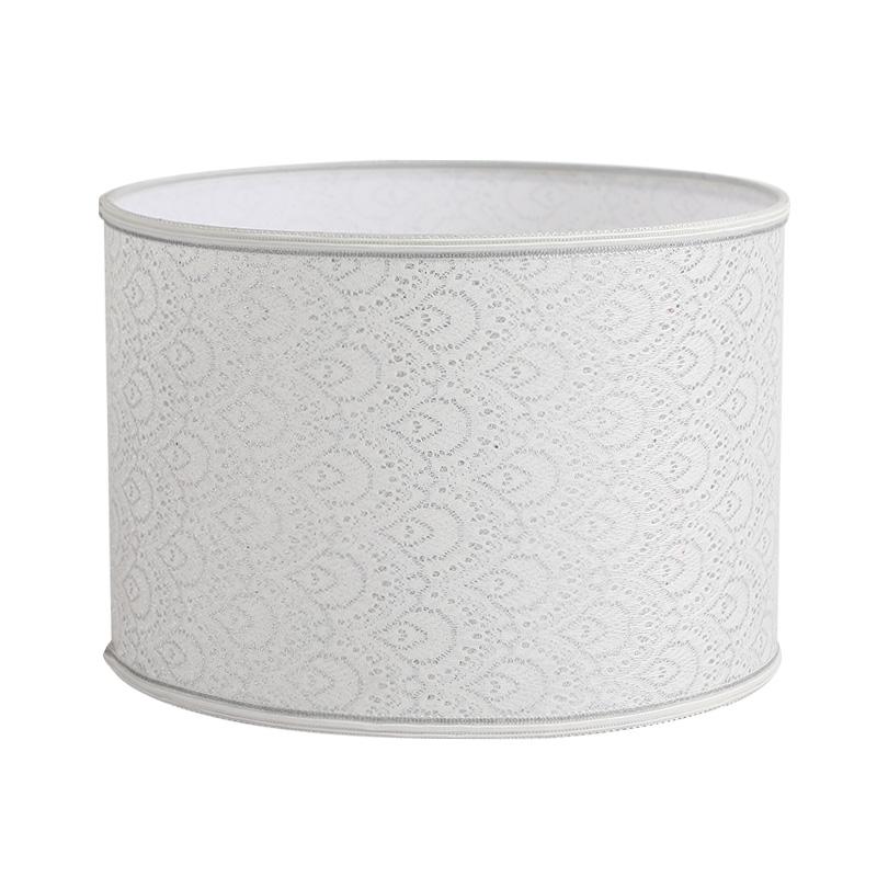 E27 Linen Fabric Metal Desk Lamp Cloth Lampshade 14/22/25cm Height Nordic Cloth Metal Lamp Shade Home Decoration