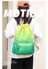 Customizable Logo Drawstring Backpack - Double Strap Gym, Basketball, Football, Fitness, Running, Hiking Bag