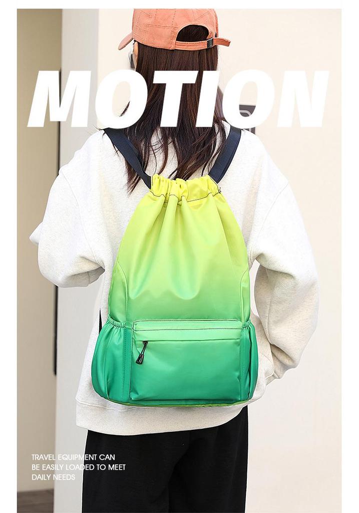 Customizable Logo Drawstring Backpack - Double Strap Gym, Basketball, Football, Fitness, Running, Hiking Bag