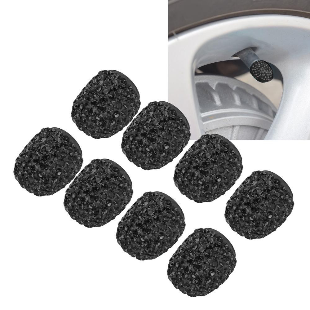 8PCS Dustproof Wheel Valve Stem Caps Handmade Rhinestone Bling Valve Stem Caps  Auto Shop