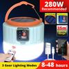 Waterproof USB Rechargeable LED Solar Tent and Camping Light for Outdoor, Emergency, and Night Market Use