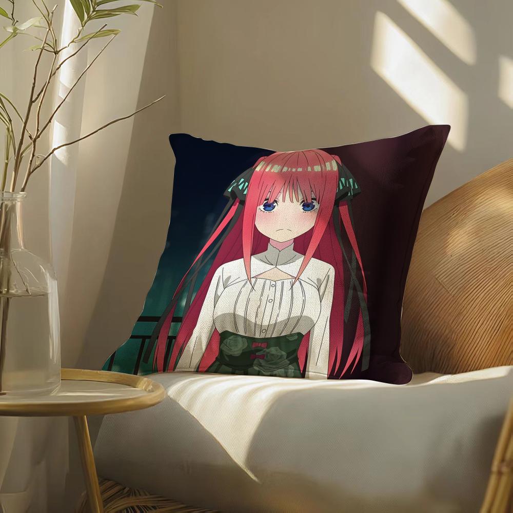 Animegirlninonakano Kissenbezug Kissenbezug, Zweiseitig Bedruckt, Sofakissen, Schlafzimmer Kopfteil