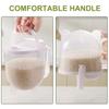 Scour Type Rice Washing Drain Basket Free Hand BPA Free Colander for Kitchen Camping Vegetable Fruit Rinsing