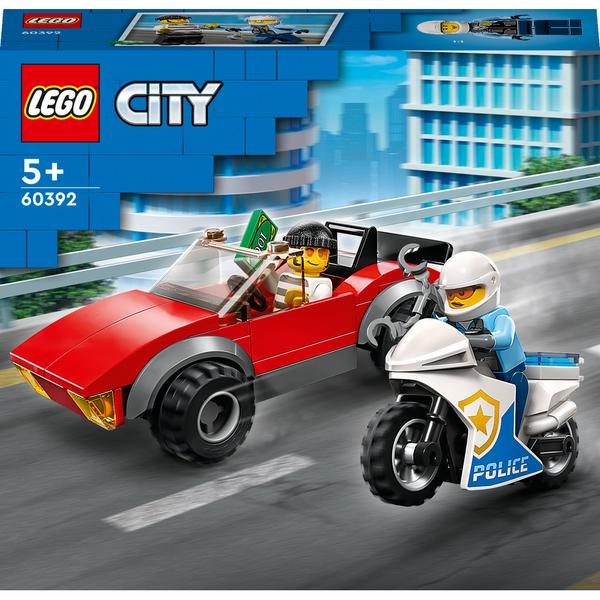 

LEGO City 60392 Погоня на полицейском велосипеде, разные цвета