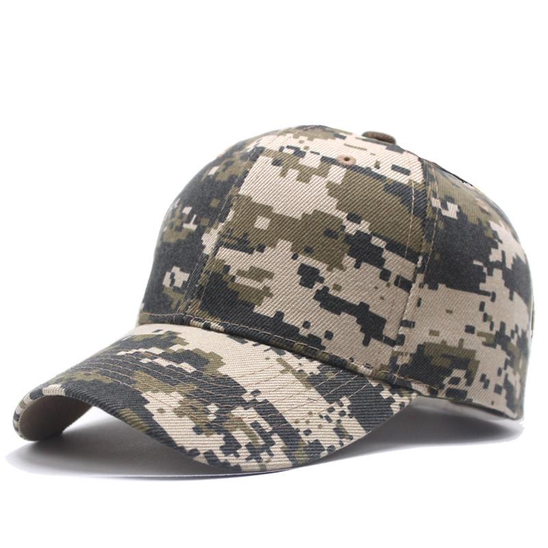 Camouflage Baseballkappe Kappe Erwachsener Outdoor Golf Sonnenschutz Hip Hat Herren und Damen Baseball Hip Hat