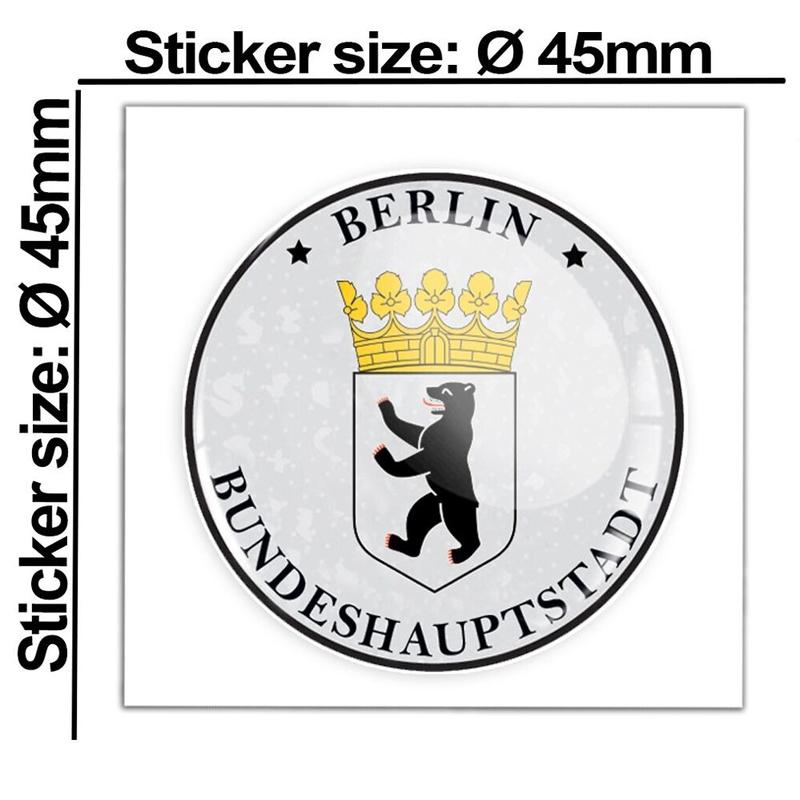3D Gel License Plate Registration Sticker